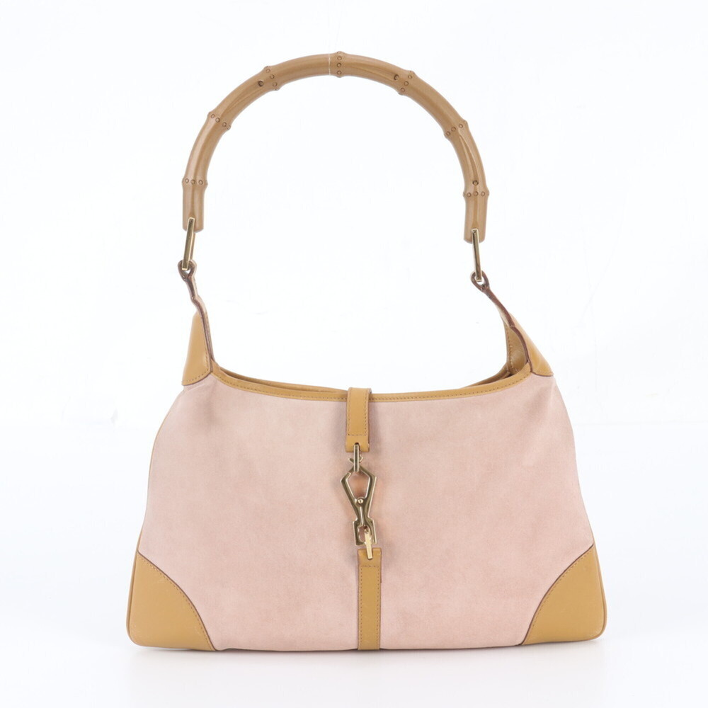 Gucci Bamboo Kandinsky 001 4060 Leather One-Shoulder Bag Handbag for Women